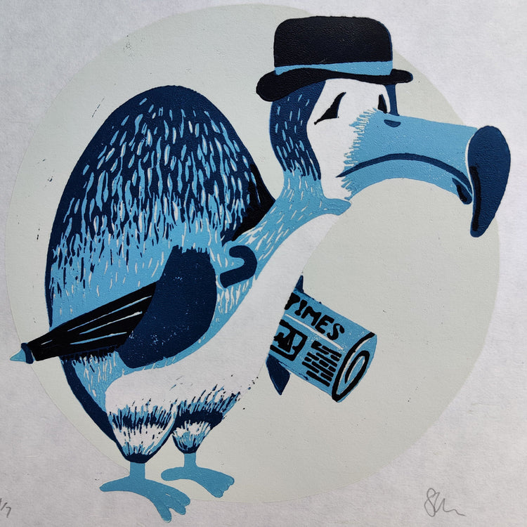 Dodo Gent - Lino Print